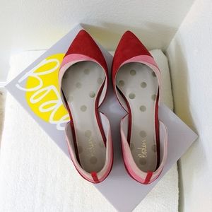 Boden Henrietta Flats in Red US 8 | EU 39 color block